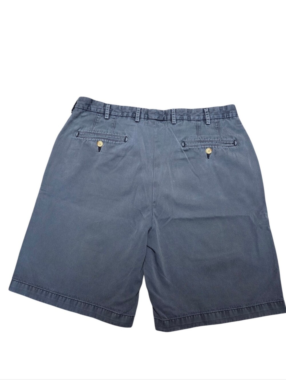 Peter Millar Slate Blue Chino Shorts Flat Front Men Size 35 - Picture 3 of 8